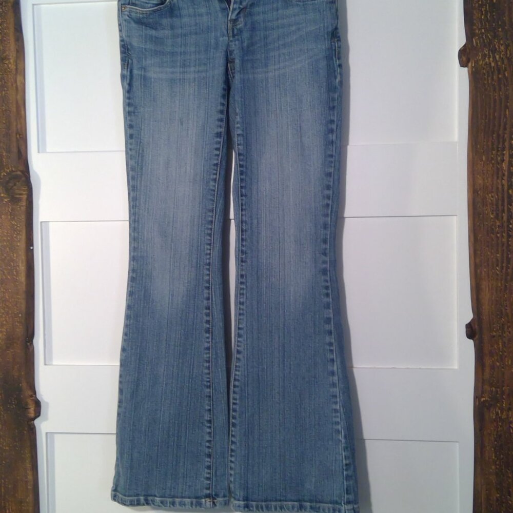 Aeropostale Junior Women's Boot Cut Blue Jeans (Size 0 Short)
